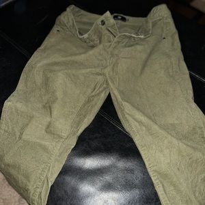 Olive Green Relaxed Fit Chinos
